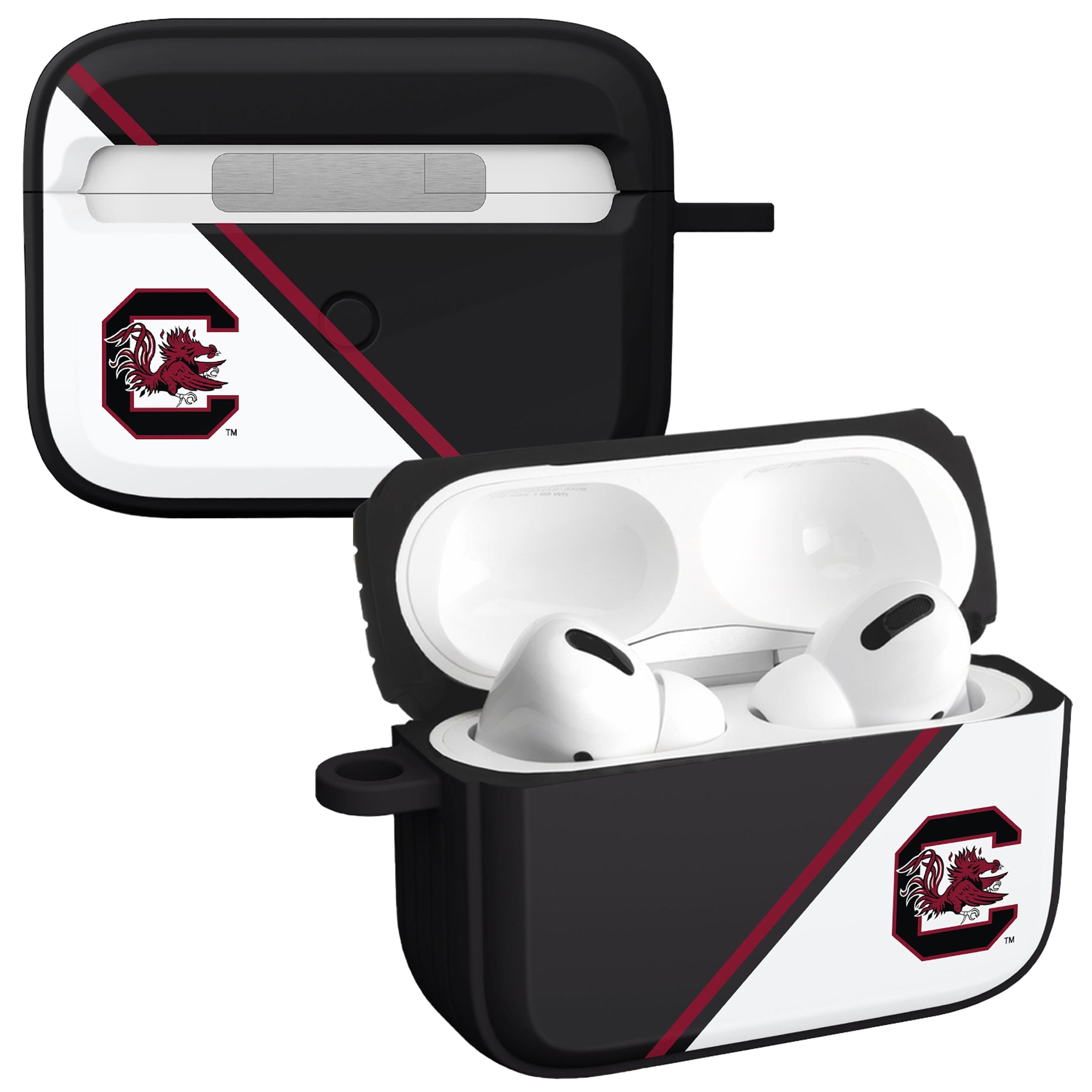 South Carolina Gamecocks HDX Champion Series Apple AirPods Pro 1 & 2 Case Cover | Affinity Bands 1