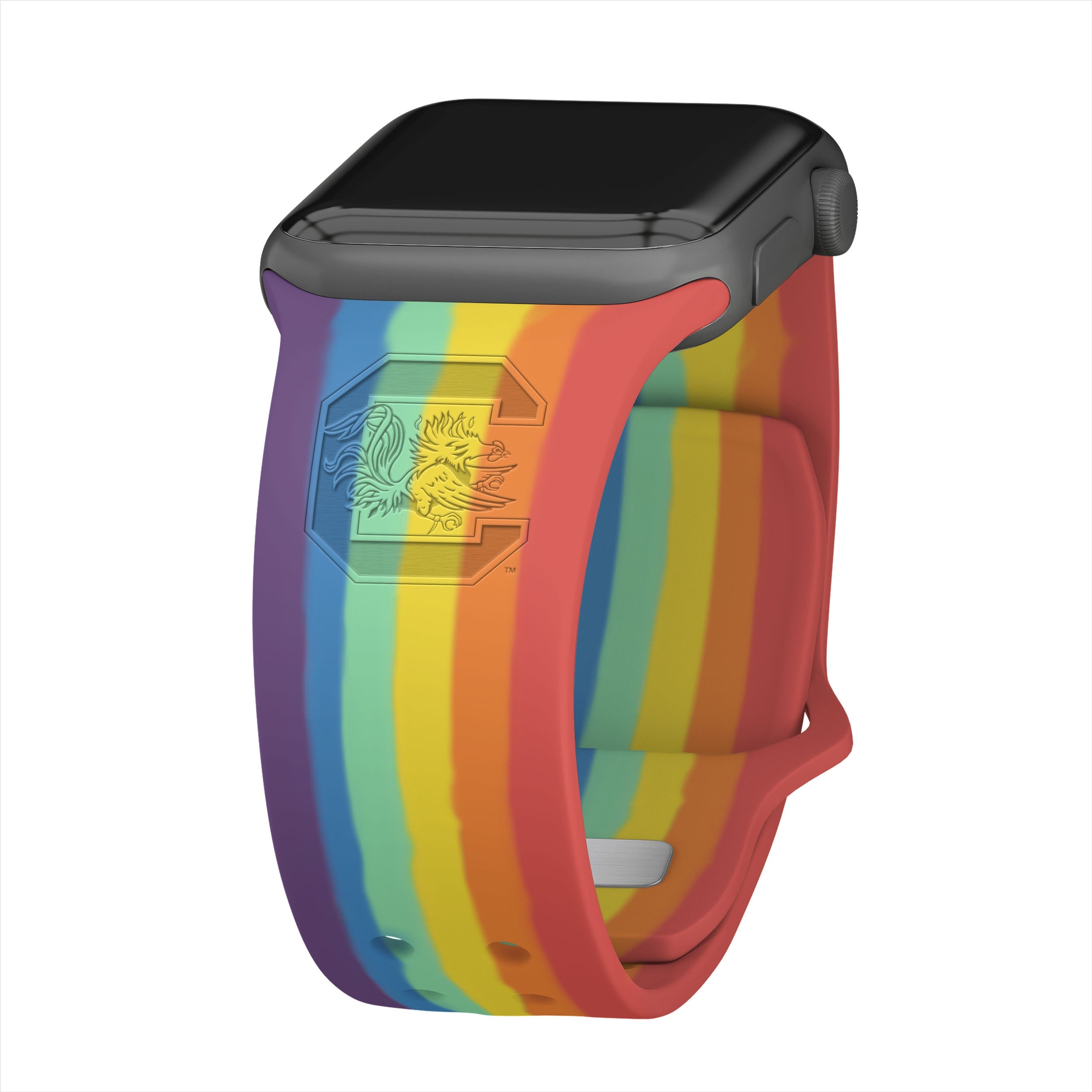 South Carolina Gamecocks Engraved Apple Watch Band 21