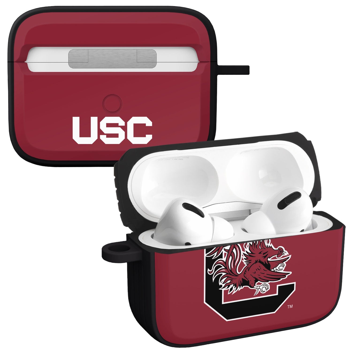 South Carolina Gamecocks HDX AirPods Pro 1 & 2 Case Cover 1