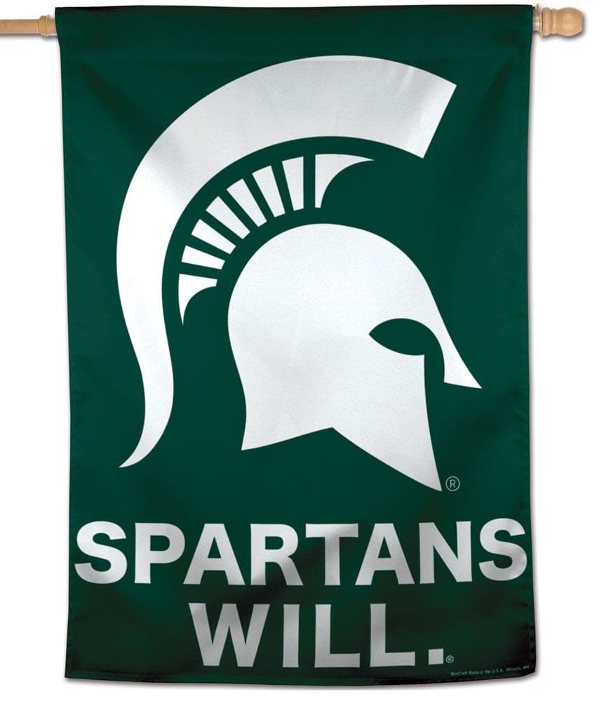Spartans Will Banner Michigan State House Flag 1