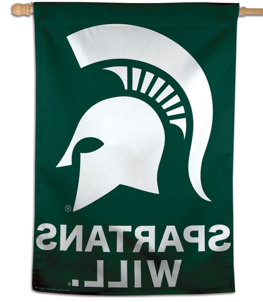 Spartans Will Banner Michigan State House Flag 2