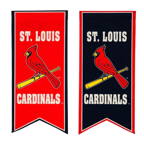 St Louis Cardinals 2 Sided Pennant Garden Flag