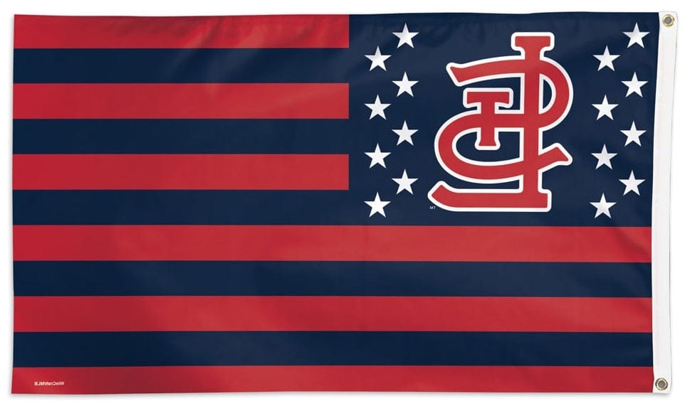 St Louis Cardinals Flag 3x5 Americana Stars and Stripes