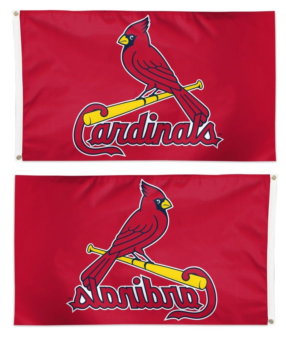 St Louis Cardinals Flag 3x5 Batting Bird Logo