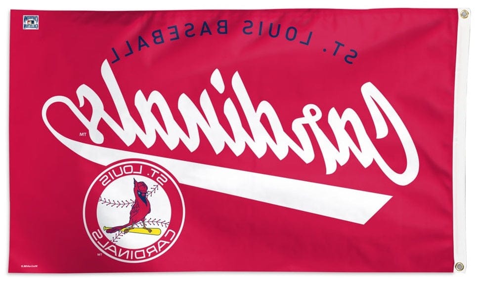 St Louis Cardinals Flag 3x5 Cooperstown Logo