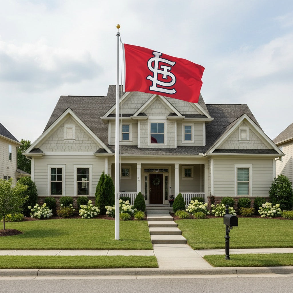 St Louis Cardinals Flag 3x5 STL Logo Red