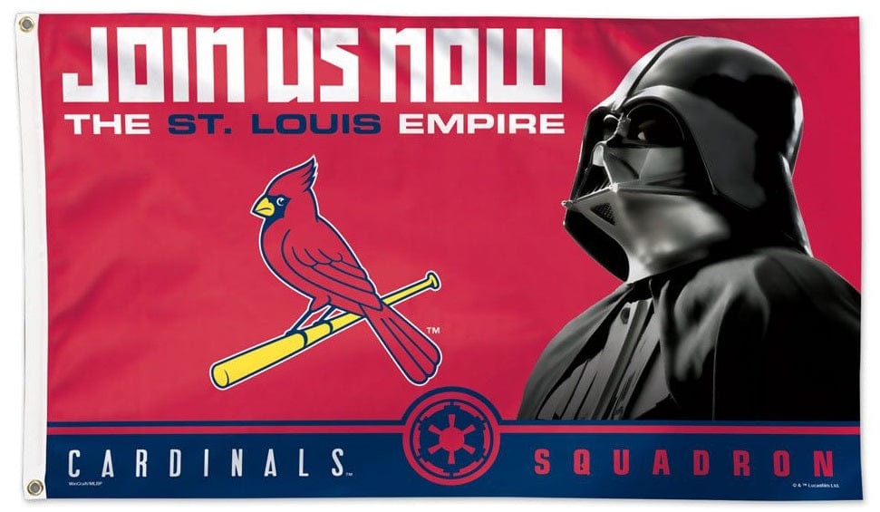 St Louis Cardinals Flag 3x5 Squadron Empire Darth Vader