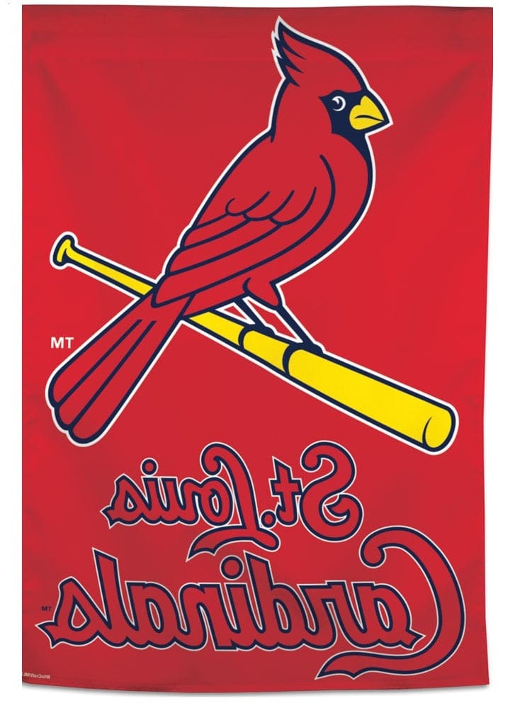 St Louis Cardinals Flag Batting Bird Logo Banner