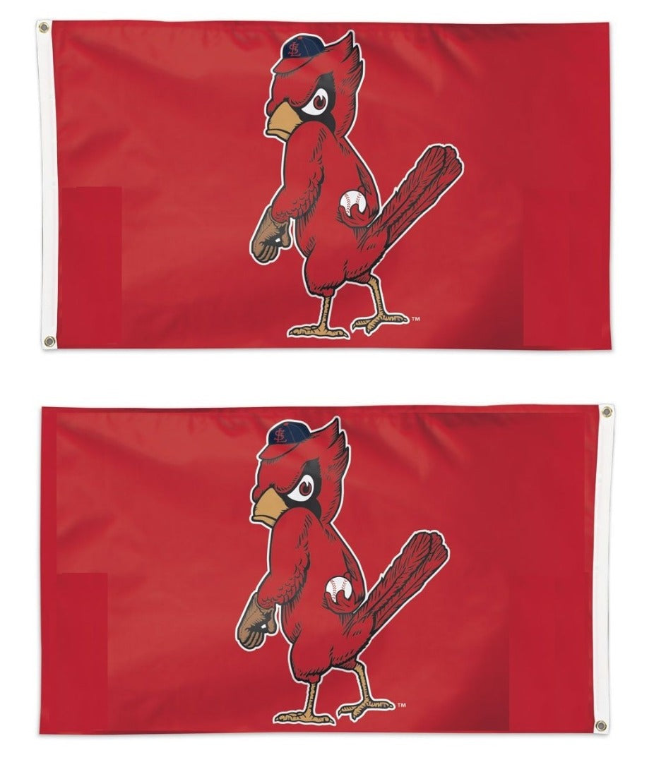 St Louis Cardinals Flag Cooperstown Logo 2 Sided 3x5
