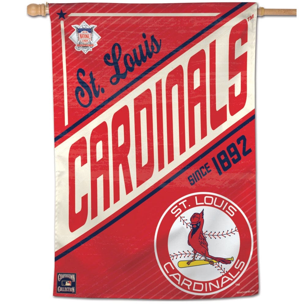 St Louis Cardinals Flag Cooperstown Throwback House Banner