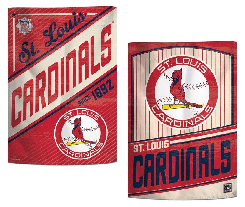 St Louis Cardinals Garden Flag 2 Sided Retro Classic 1