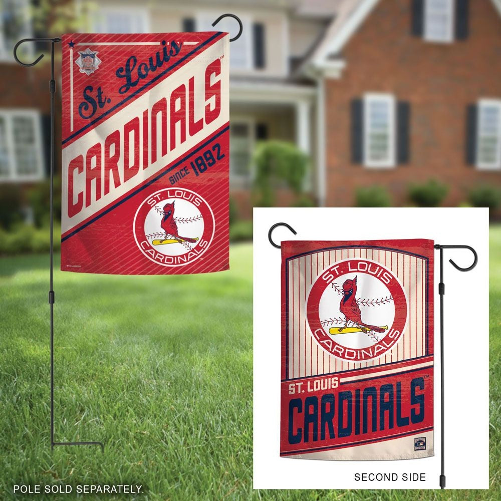 St Louis Cardinals Garden Flag 2 Sided Retro Classic 2