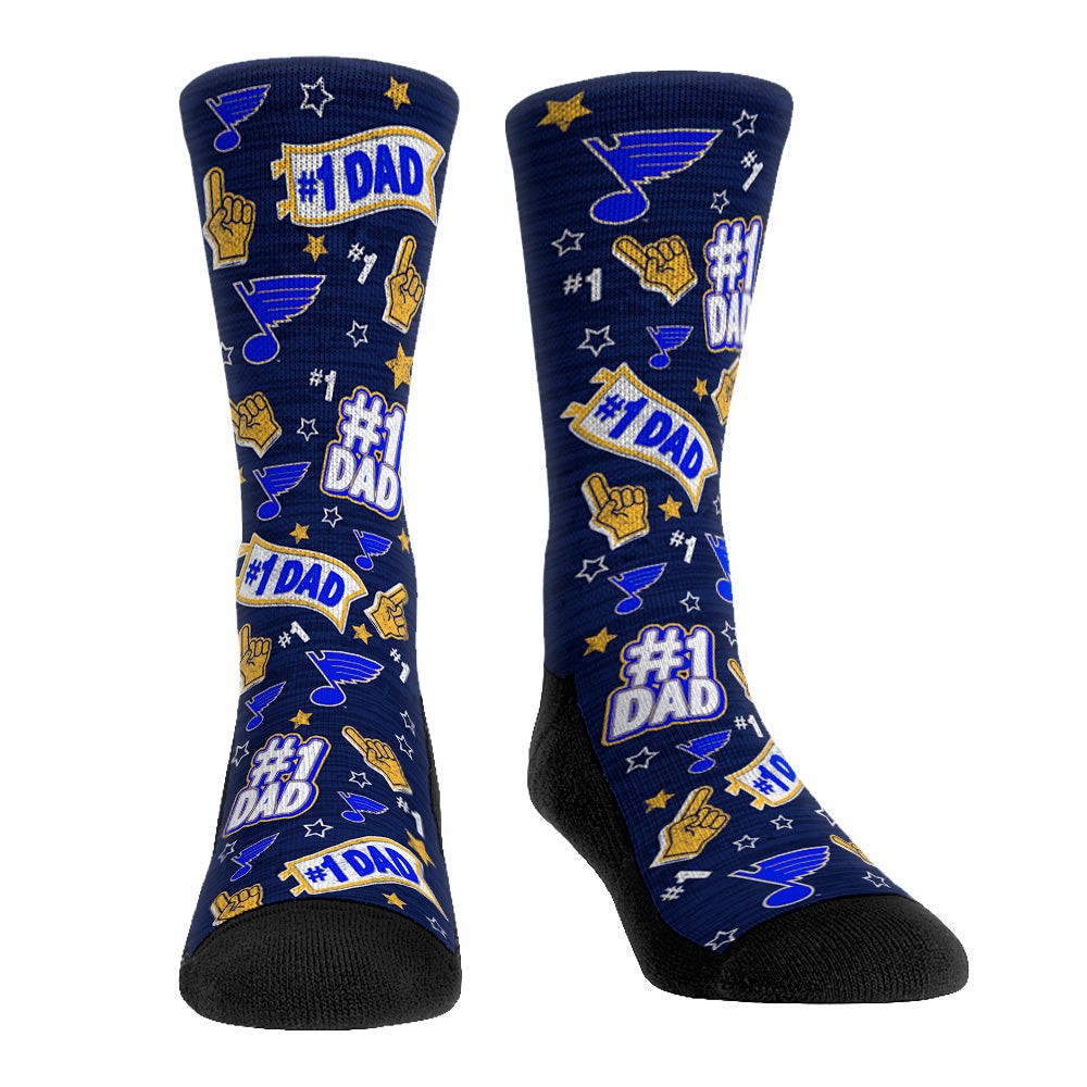 St. Louis Blues - #1 Dad | Rock 'Em Socks