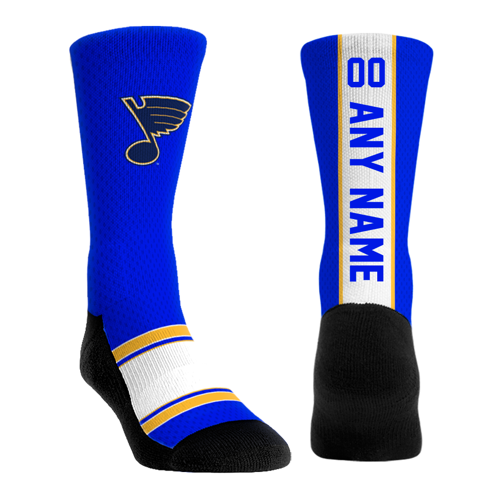 St. Louis Blues - Custom Jersey | Rock 'Em Socks