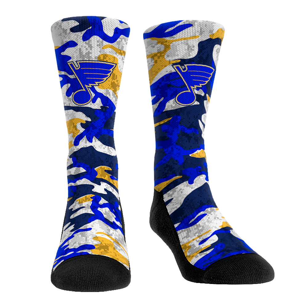 St. Louis Blues - What The Camo | Rock 'Em Socks
