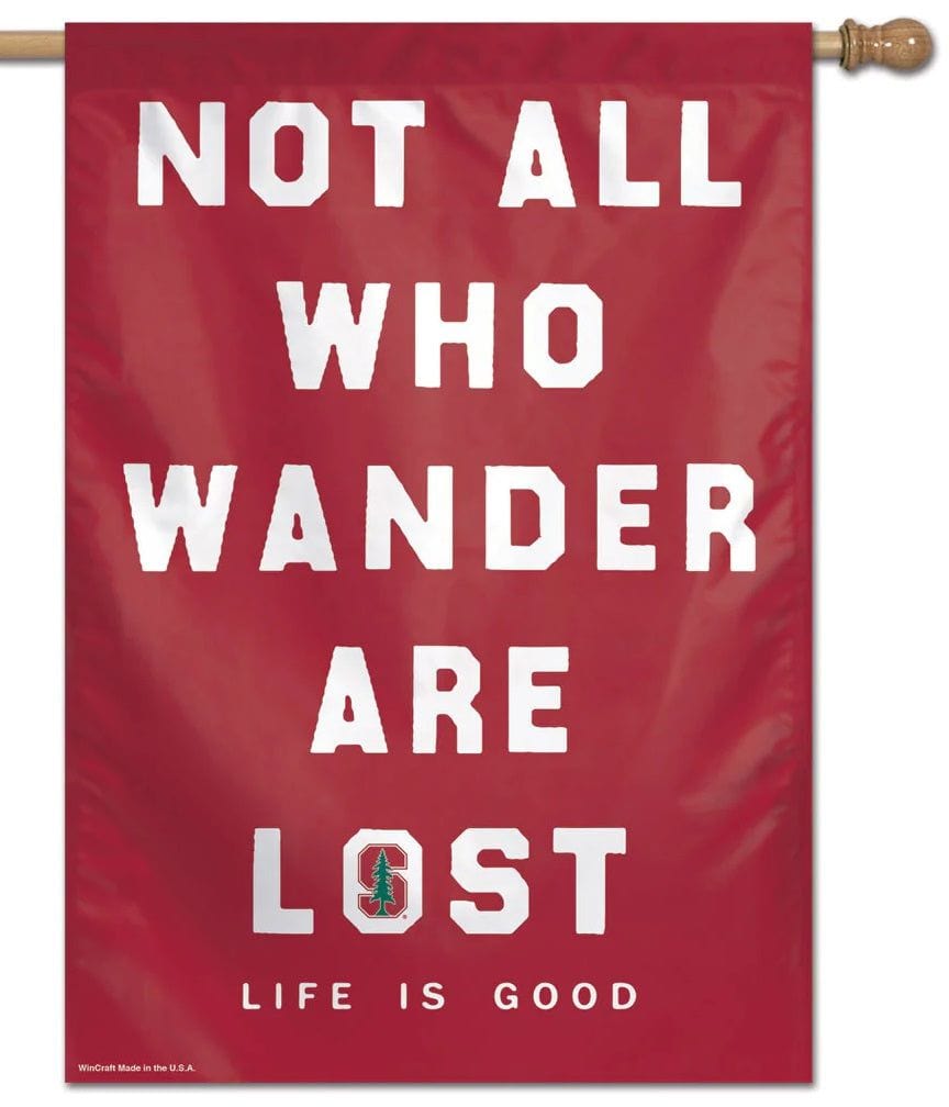 Stanford Cardinals Flag Life Is Good Vertical House Banner
