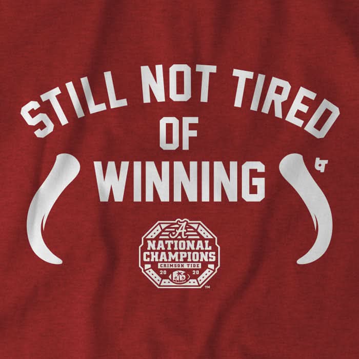 Alabama Football: Still Not Tired of Winning 4
