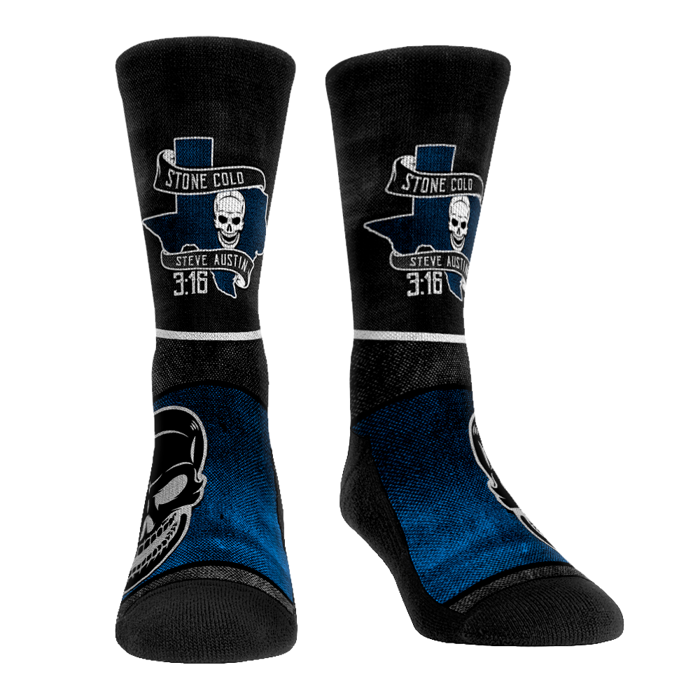 Stone Cold Steve Austin - Vintage Banner | Rock 'Em Socks 1