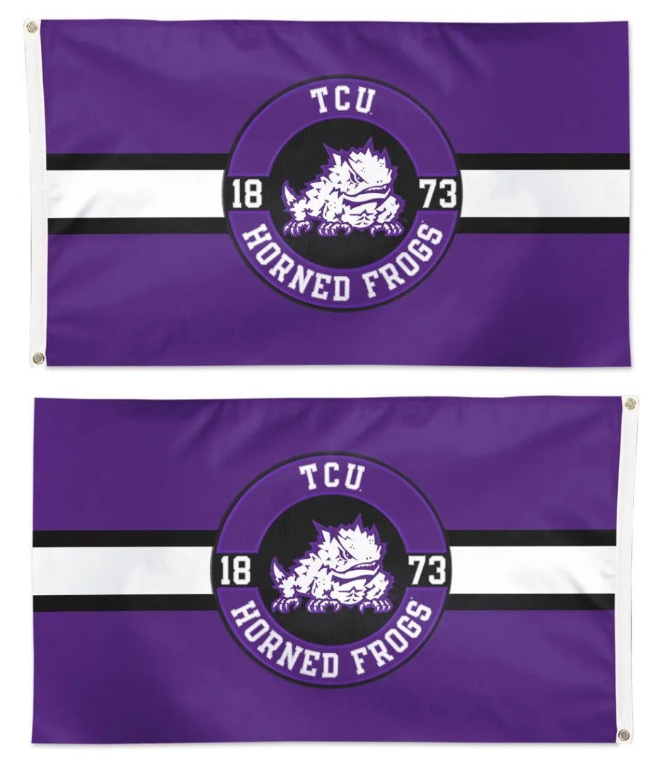 TCU 2 Sided Embroidered 3x5 Flag