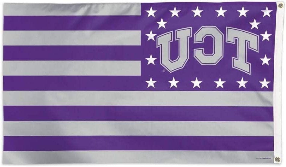 TCU Flag 3x5 Patriotic Stars Stripes