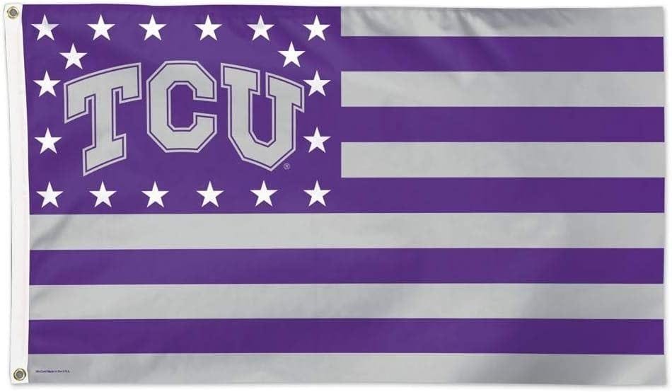 TCU Flag 3x5 Patriotic Stars Stripes