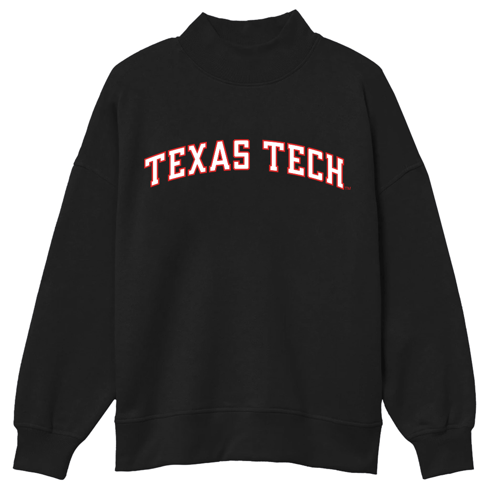 Texas Tech Mock Neck Sweatshirt | lojobands 1