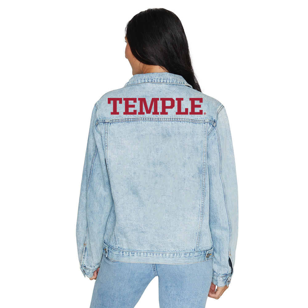 Temple Owls Denim Jacket | lojobands