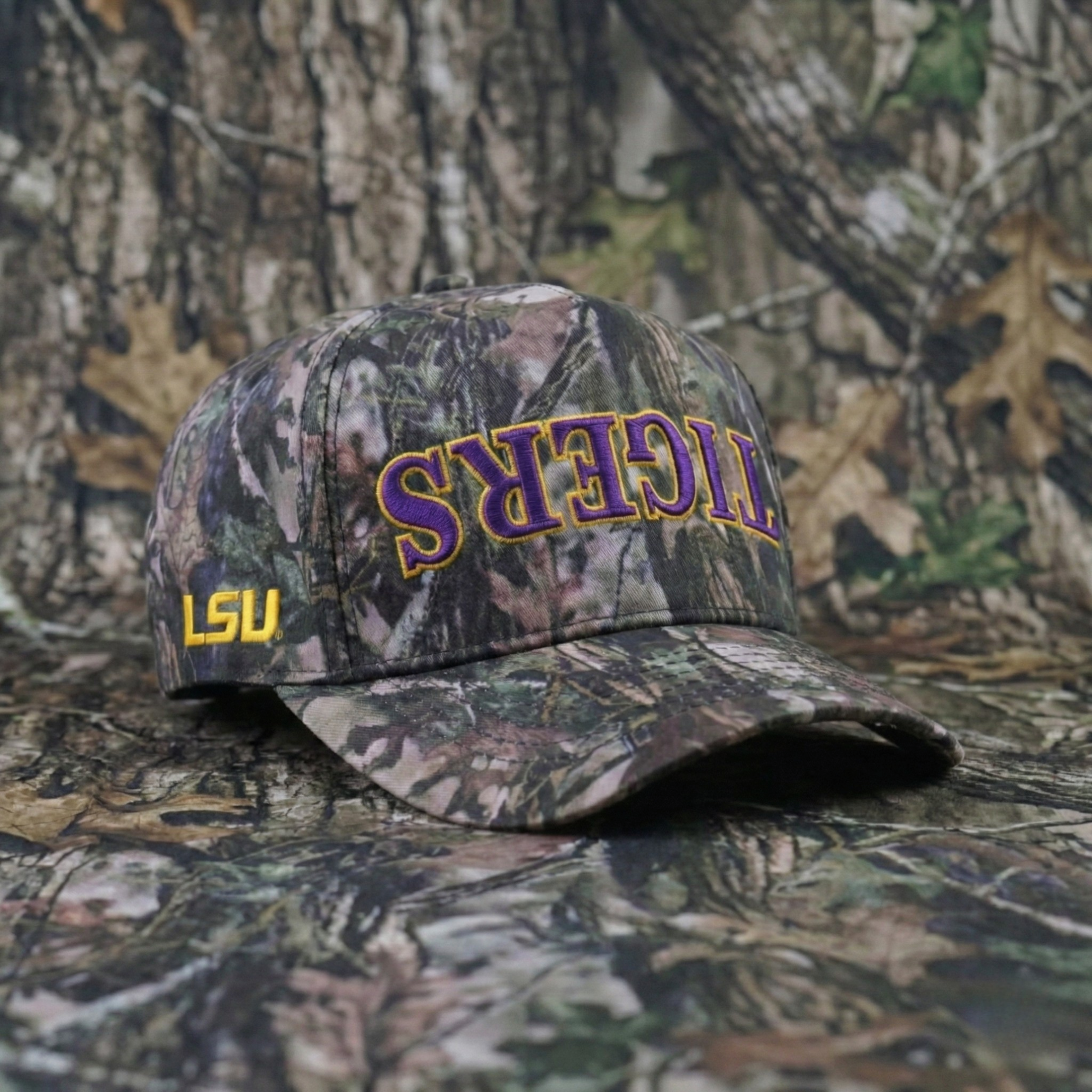 LSU Tigers Camo Hat 3
