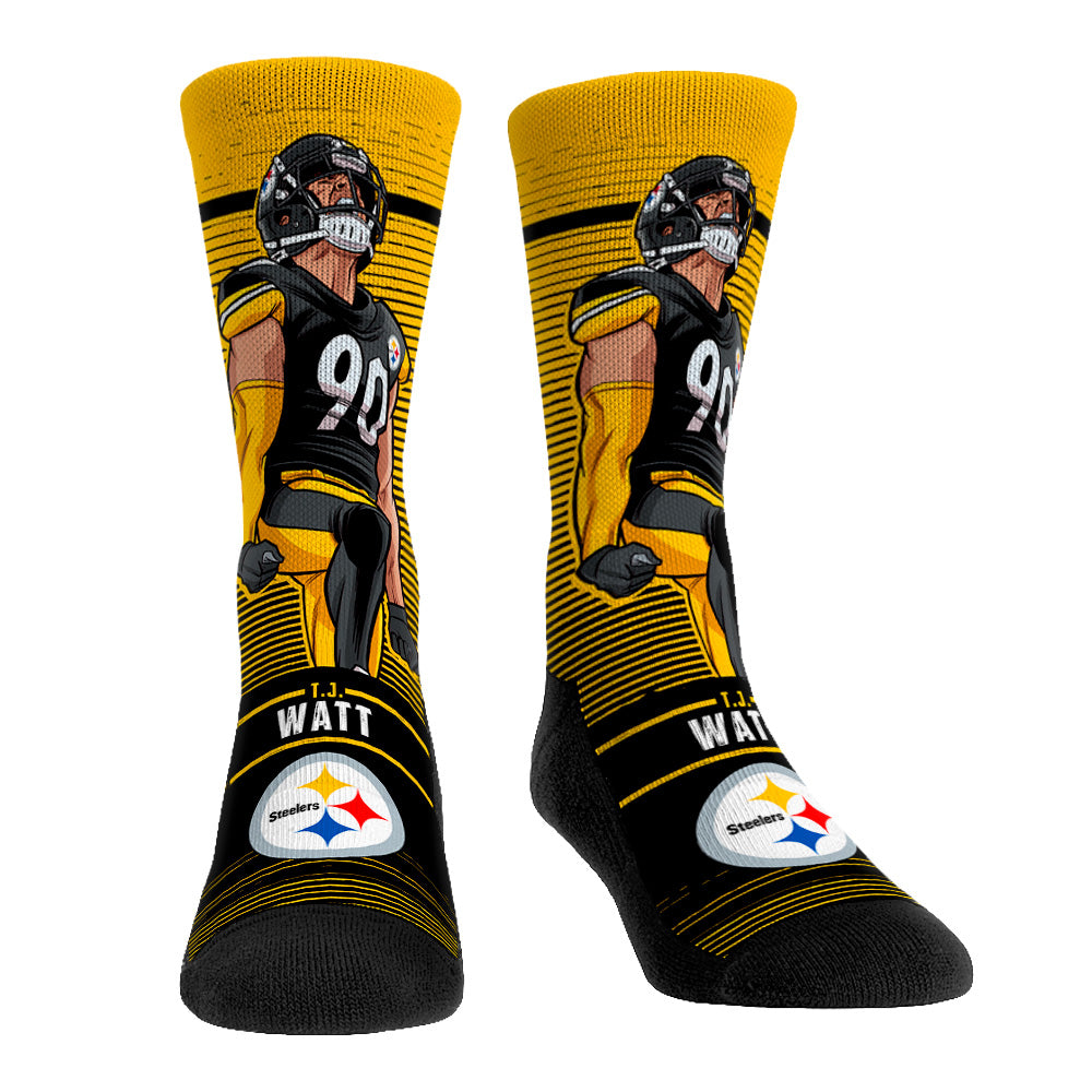 T.J. Watt - Pittsburgh Steelers  - Big Shot | Rock 'Em Socks 1