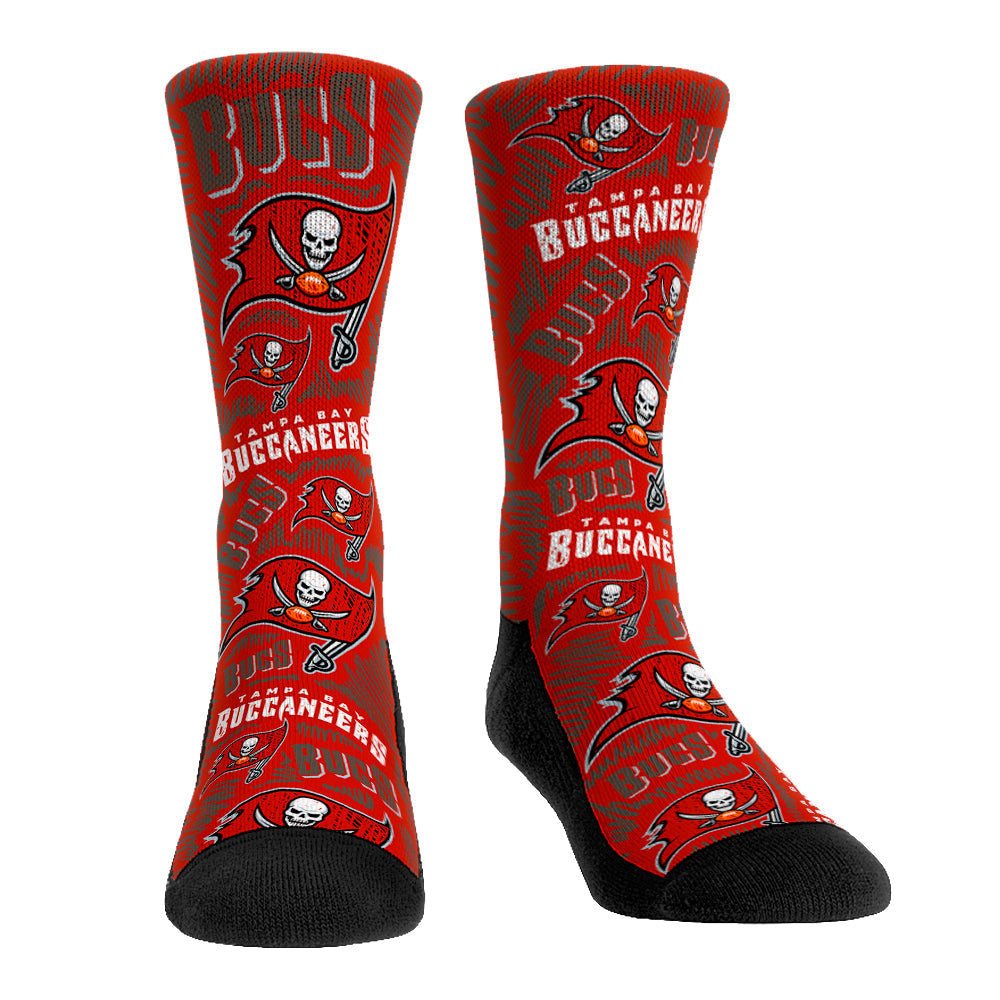 Tampa Bay Buccaneers - Logo Sketch (Red) | Rock 'Em Socks