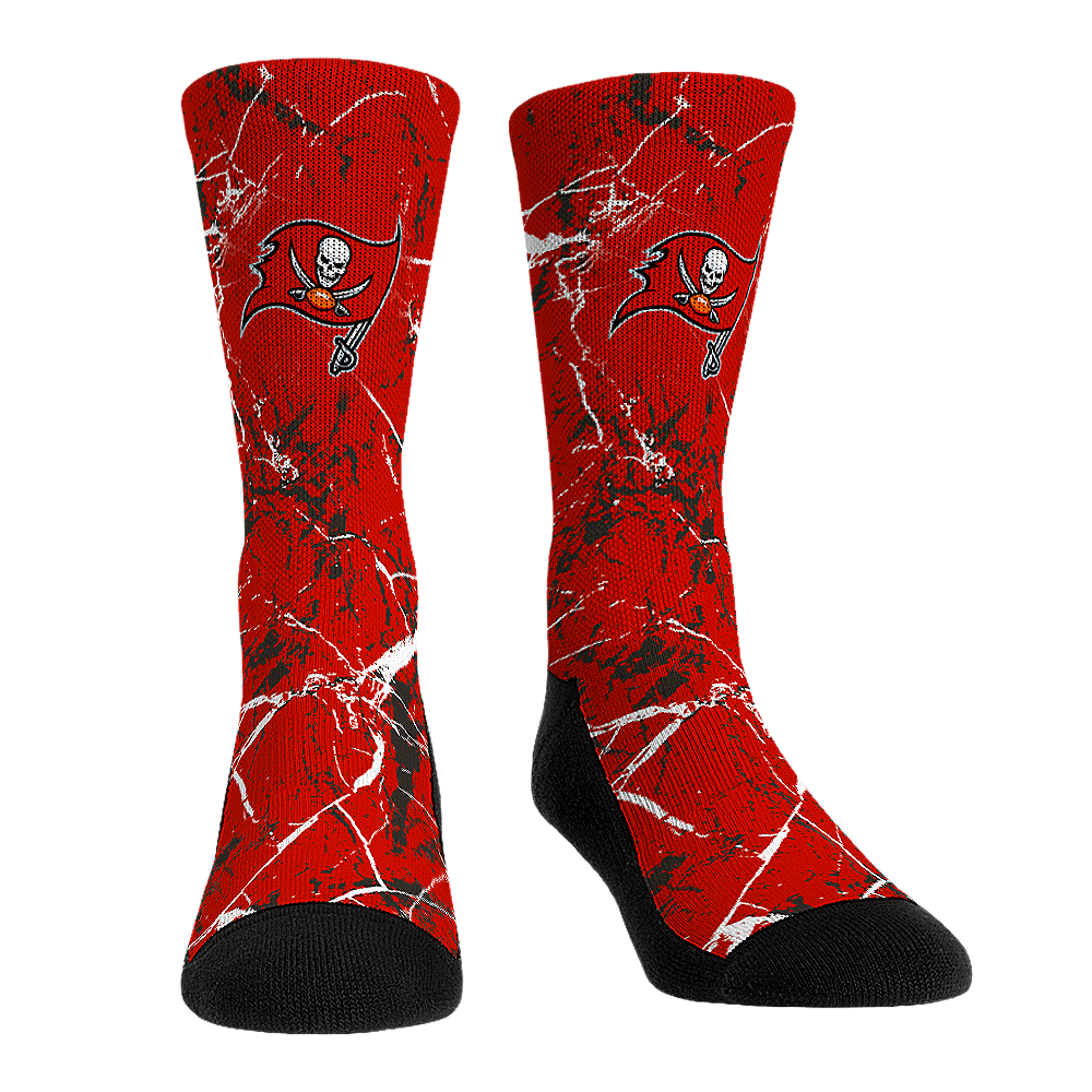 Tampa Bay Buccaneers - Cracked Marble | Rock 'Em Socks