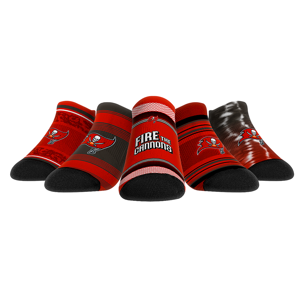Tampa Bay Buccaneers - Low Cut  - Super Fan 5-Pack | Rock 'Em Socks