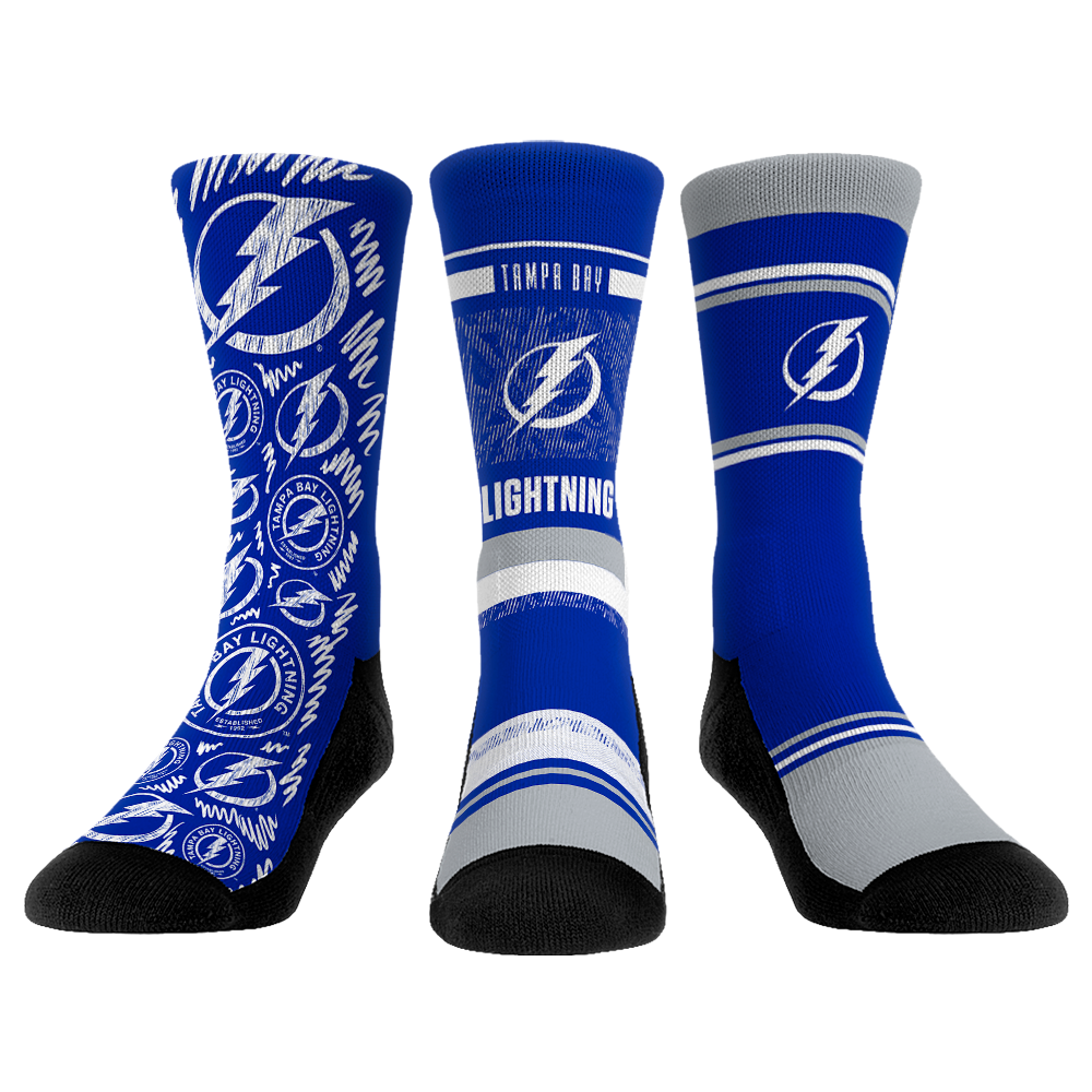 Tampa Bay Lightning - 3-Pack | Rock 'Em Socks