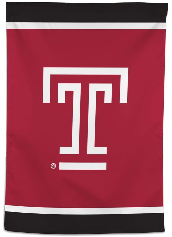 Temple Owls Banner T Logo Vertical House Flag