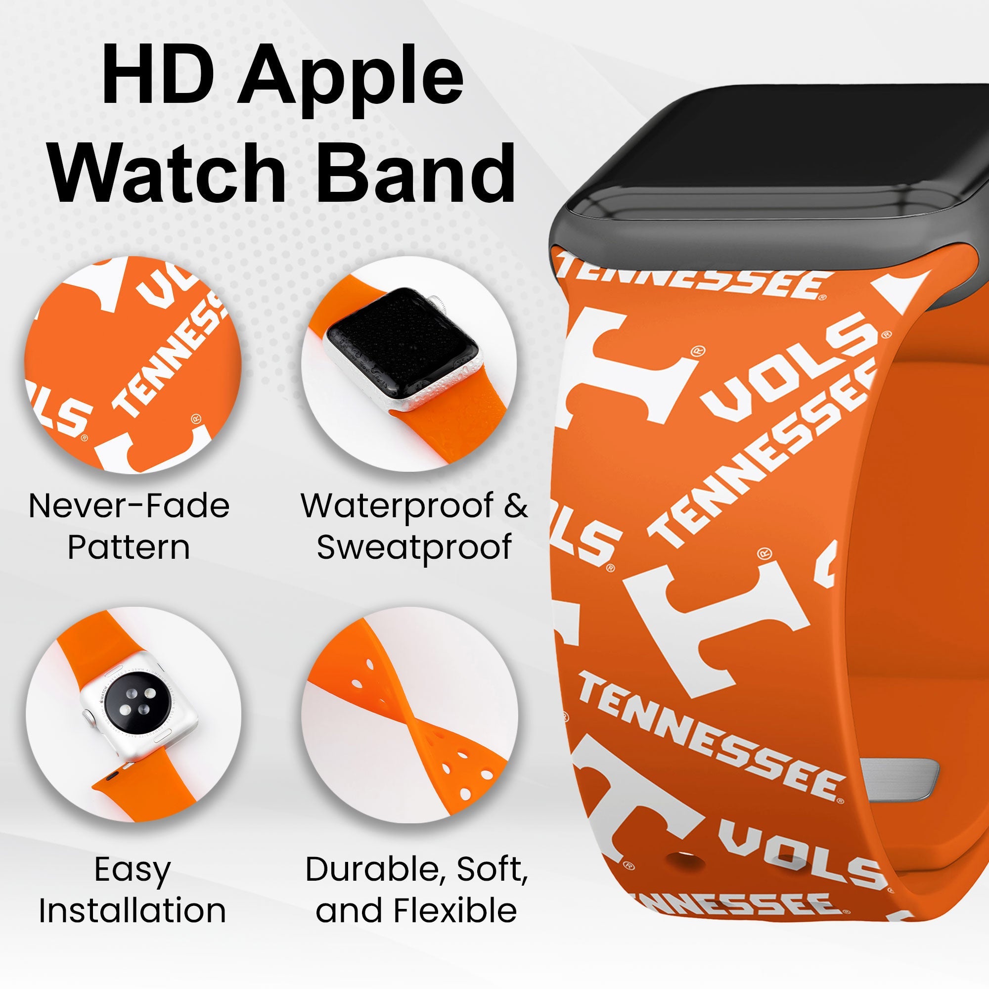 Tennessee Volunteers HD Apple Watch Band 10