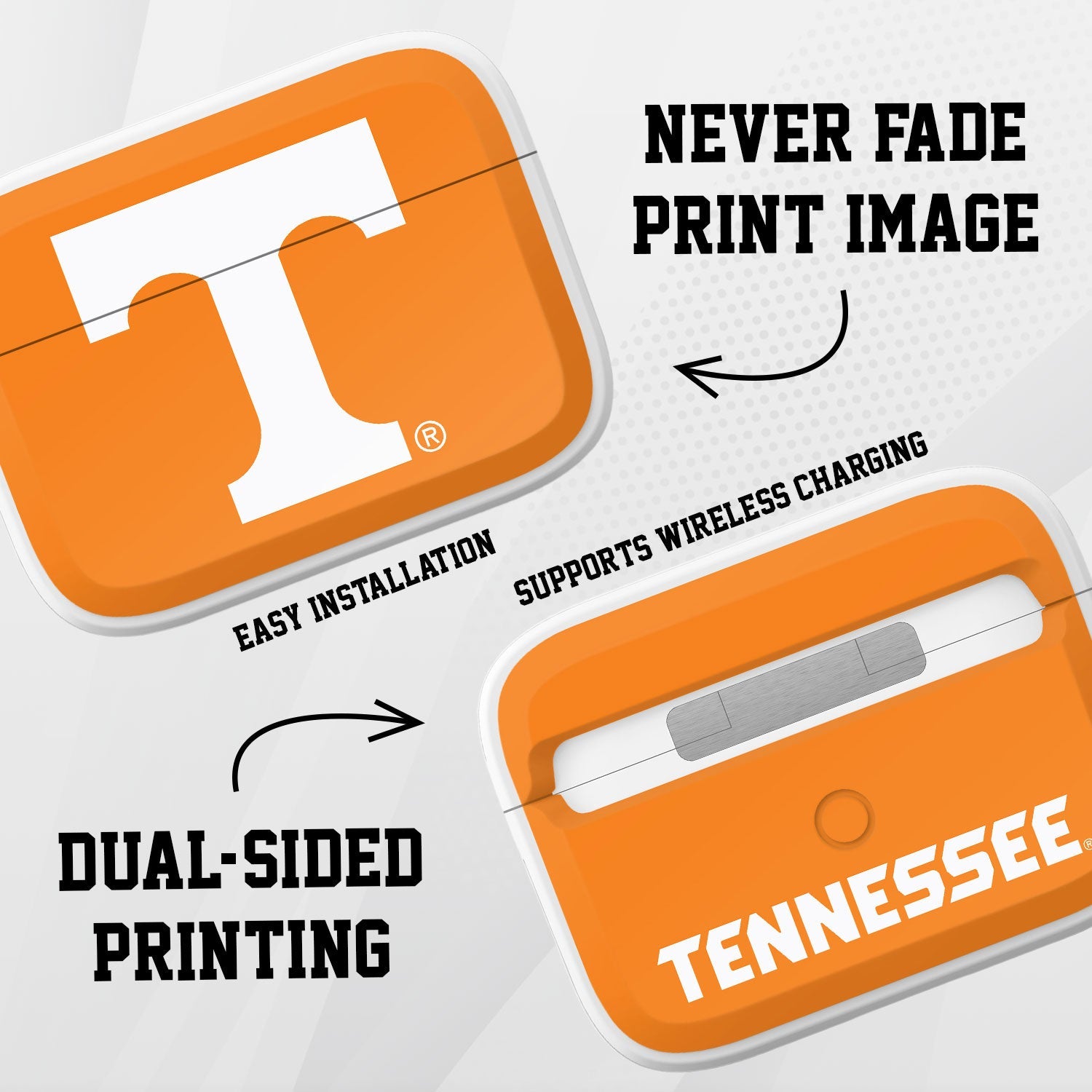 Tennessee Volunteers HDX Apple Airpods Pro 1 & 2 Case Cover | Affinity Bands 2