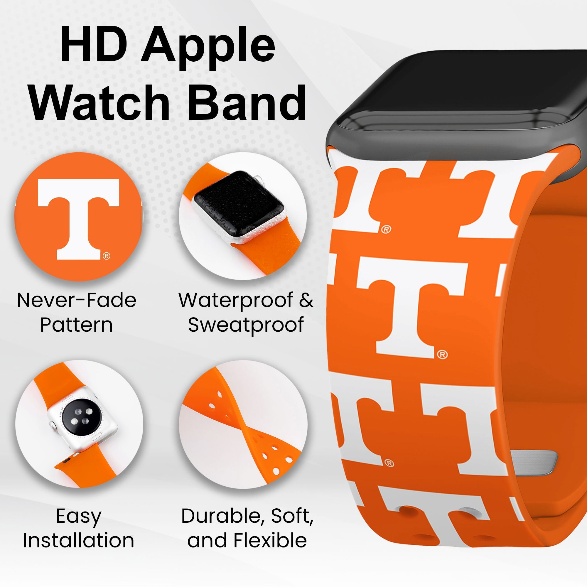 Tennessee Volunteers HD Apple Watch Band 7