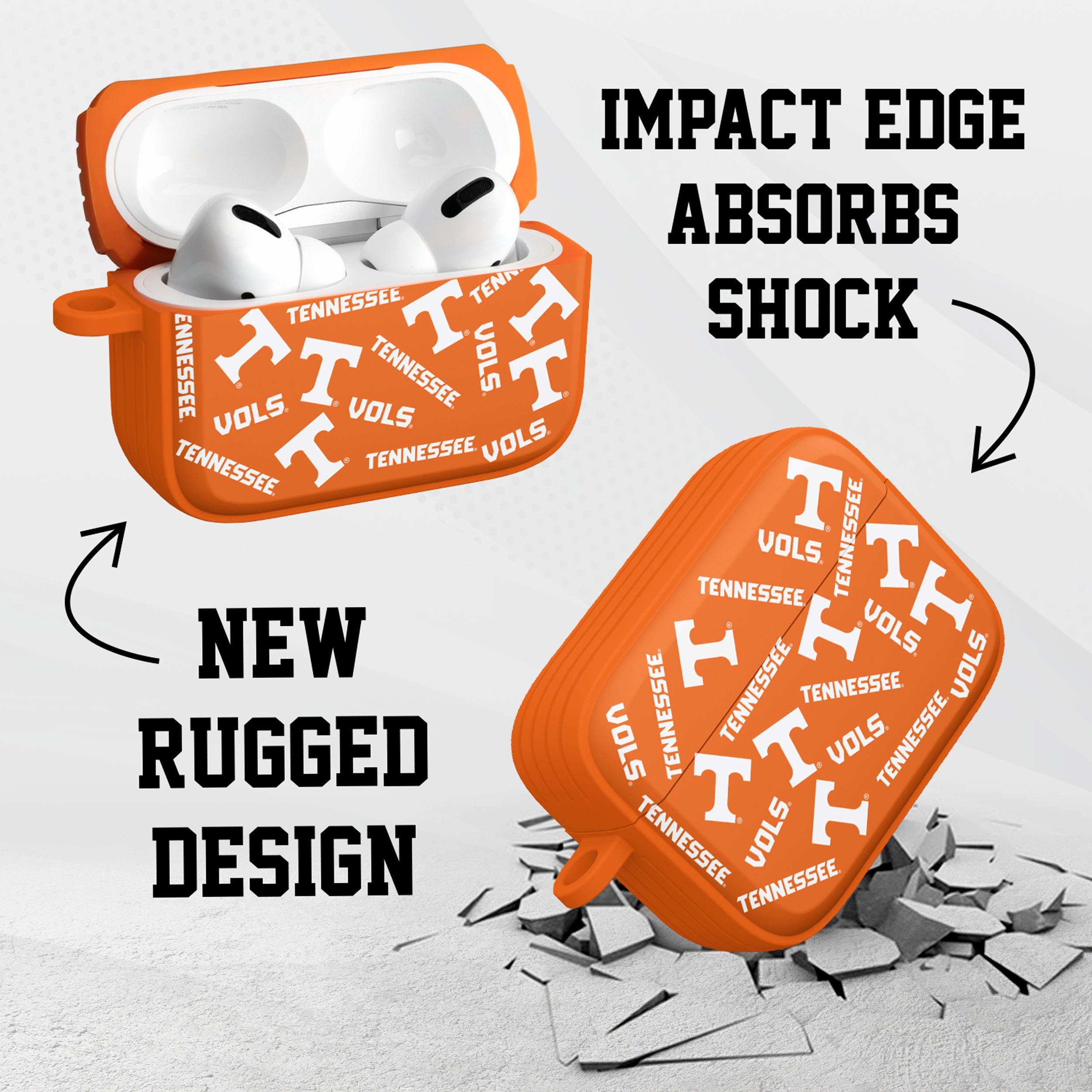 Tennessee Volunteers HDX Apple Airpods Pro 1 & 2 Case Cover | Affinity Bands 11