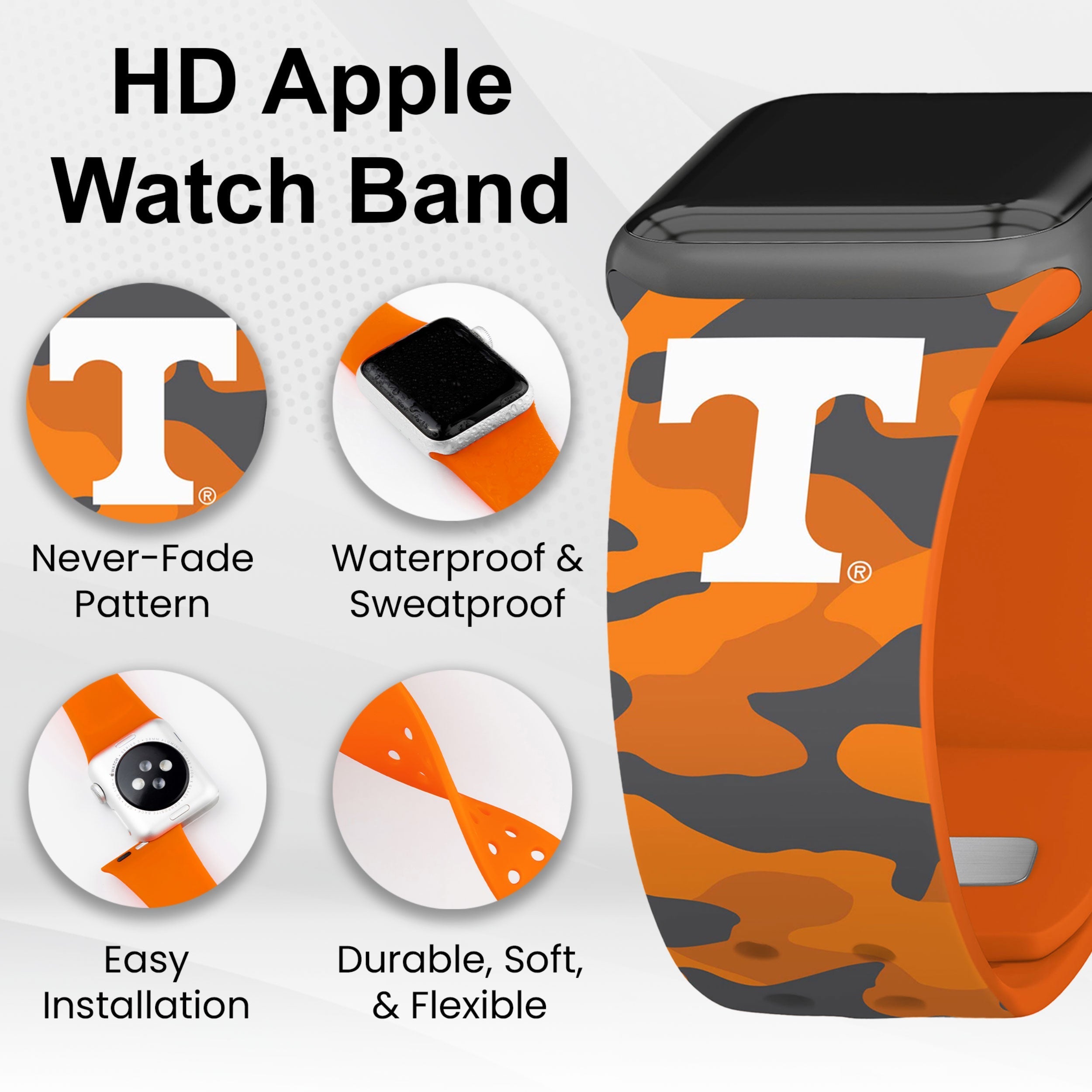 Tennessee Volunteers HD Apple Watch Band 22