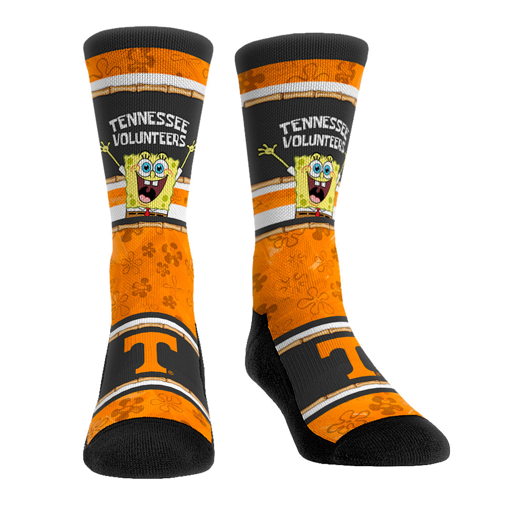 Tennessee Volunteers - SpongeBob SquarePants Tiki Stripe | Rock 'Em Socks 1