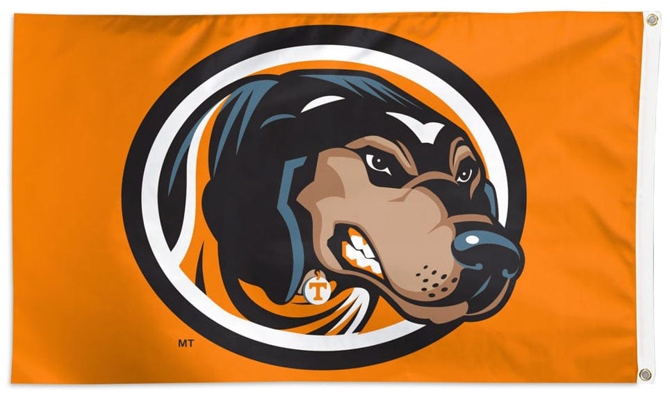 Tennessee Volunteers Flag 3x5 Smokey Mascot 2