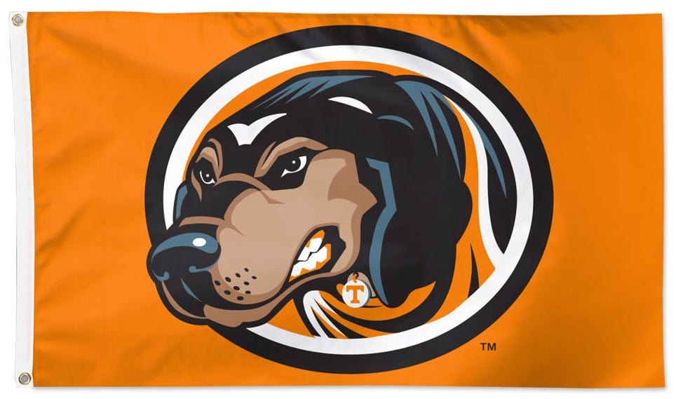 Tennessee Volunteers Flag 3x5 Smokey Mascot 1