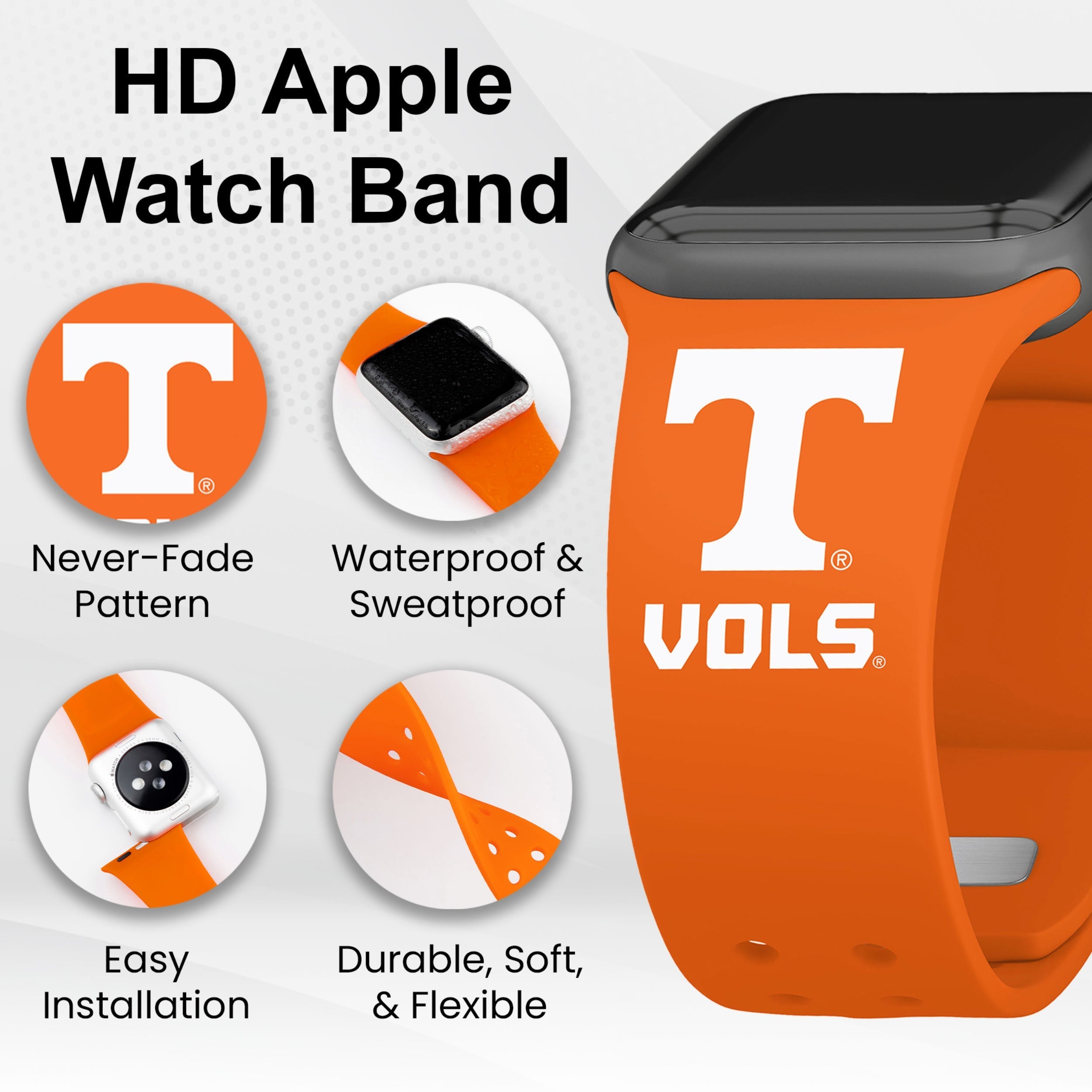 Tennessee Volunteers HD Apple Watch Band 14