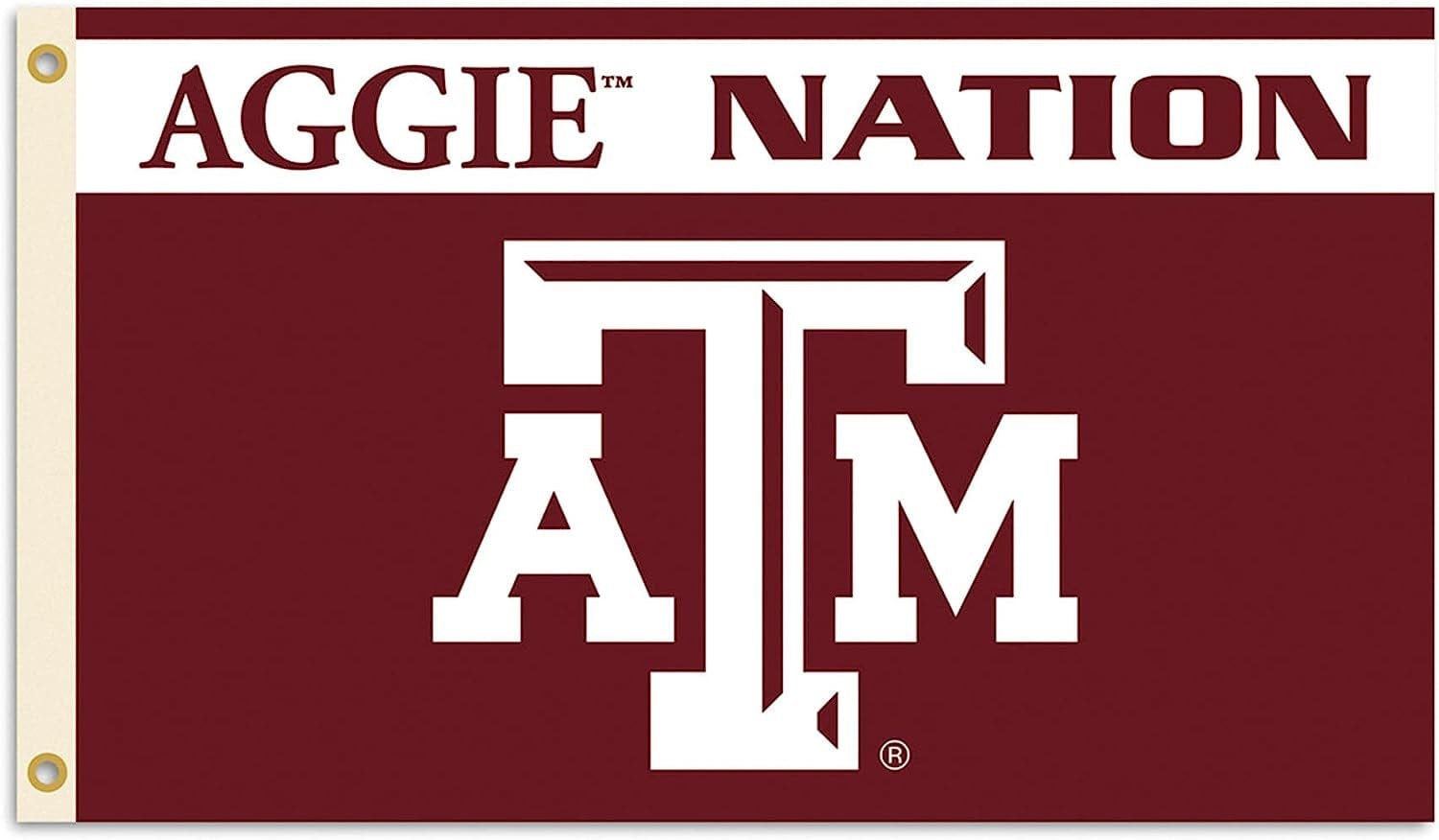 Texas A&M Aggie Nation Flag 3x5 Logo