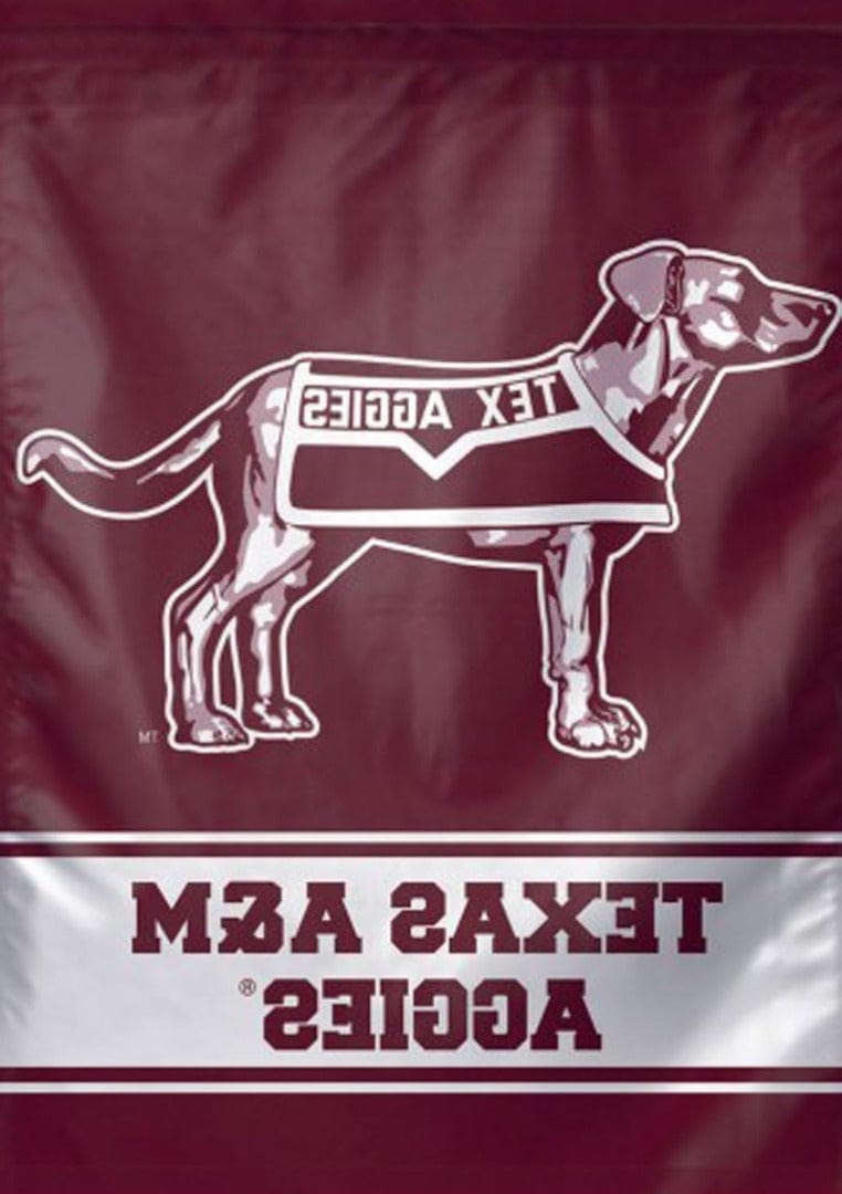Texas A&M Banner Vertical Throwback Logo House Flag