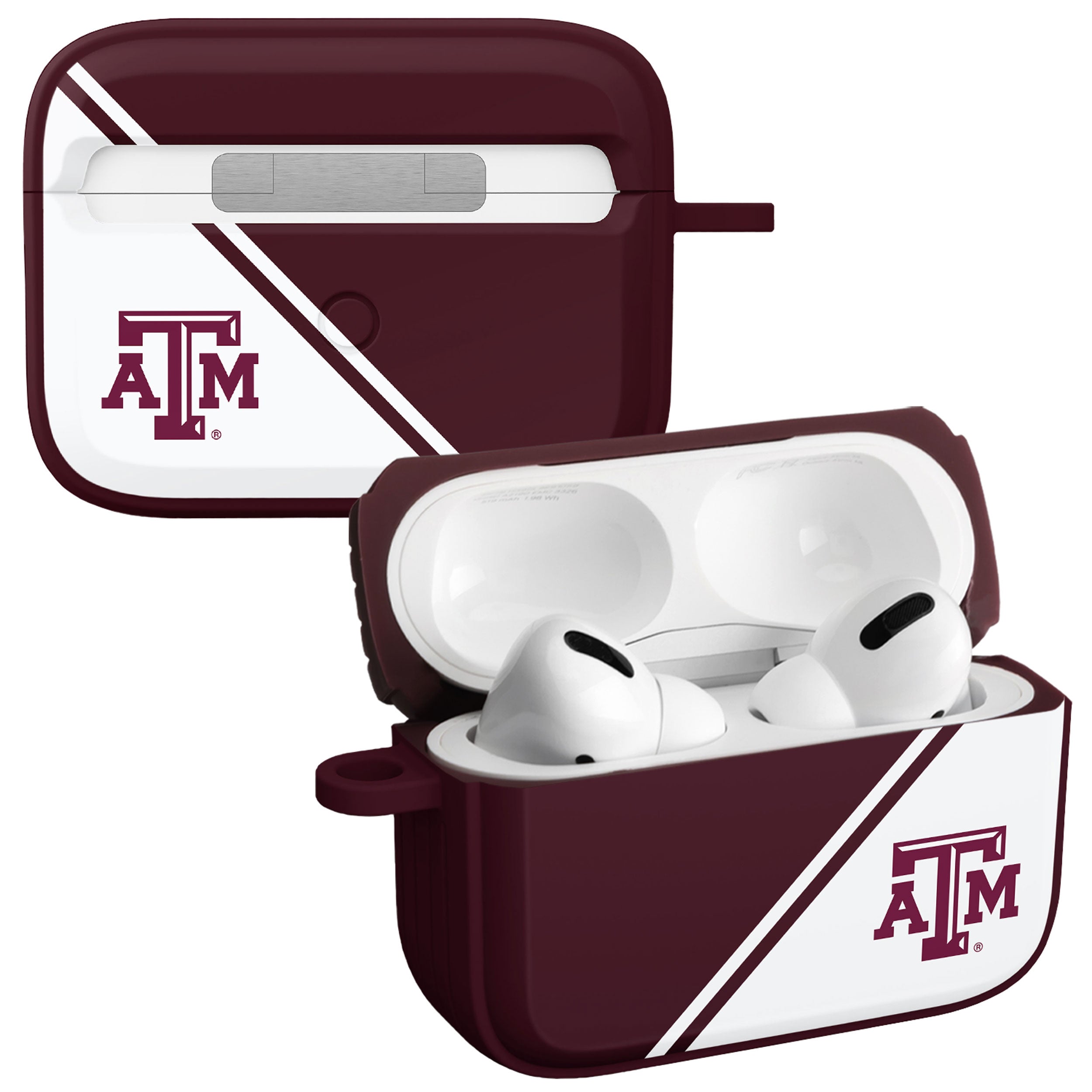 Texas A&M Aggies HDX Champion Series Apple AirPods Pro 1 & 2 Case Cover 1