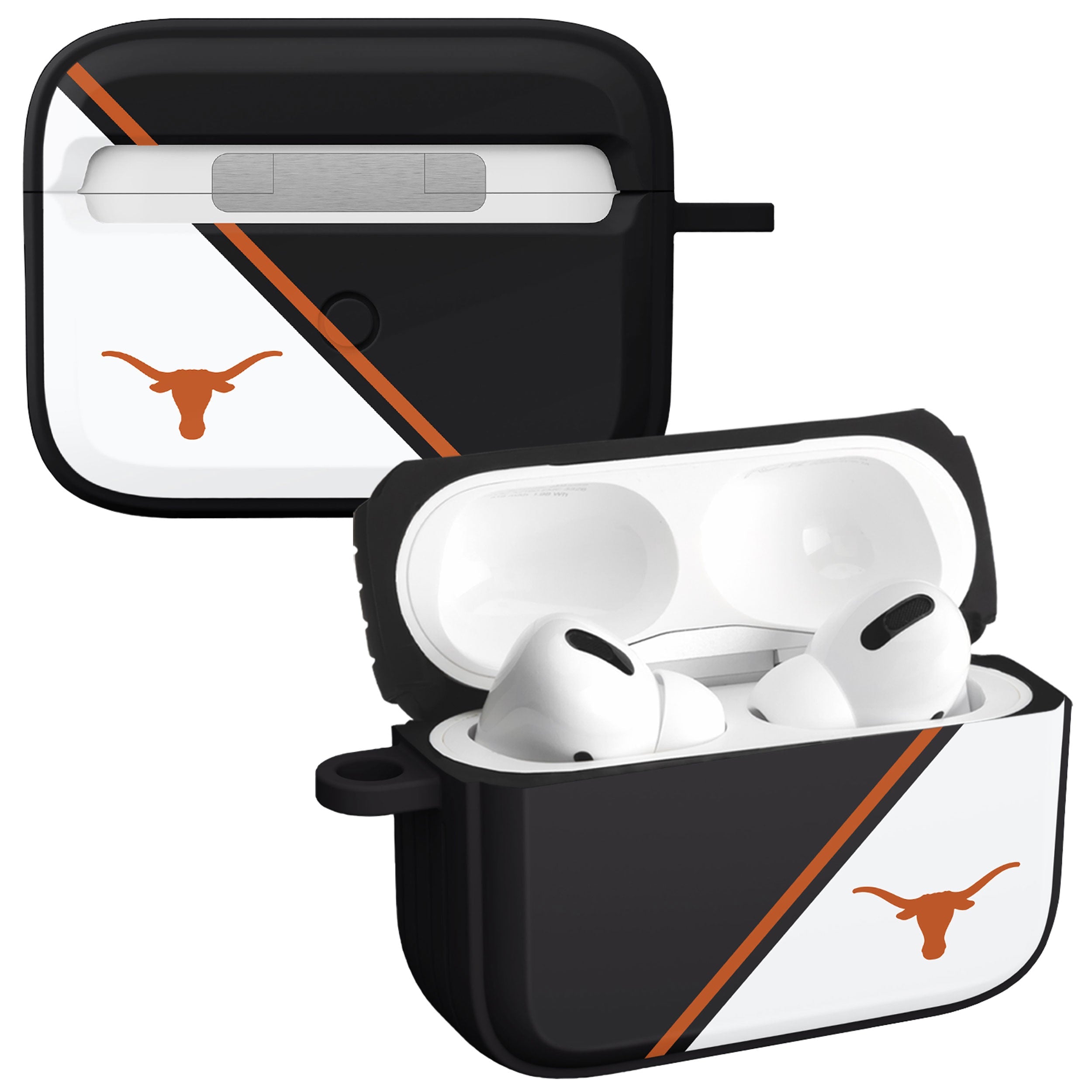 Texas Longhorns HDX Champion Series Apple AirPods Pro 1 & 2 Case Cover | Affinity Bands 1