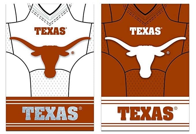 Texas Longhorns Banner 2 Sided Foil Jersey House Flag