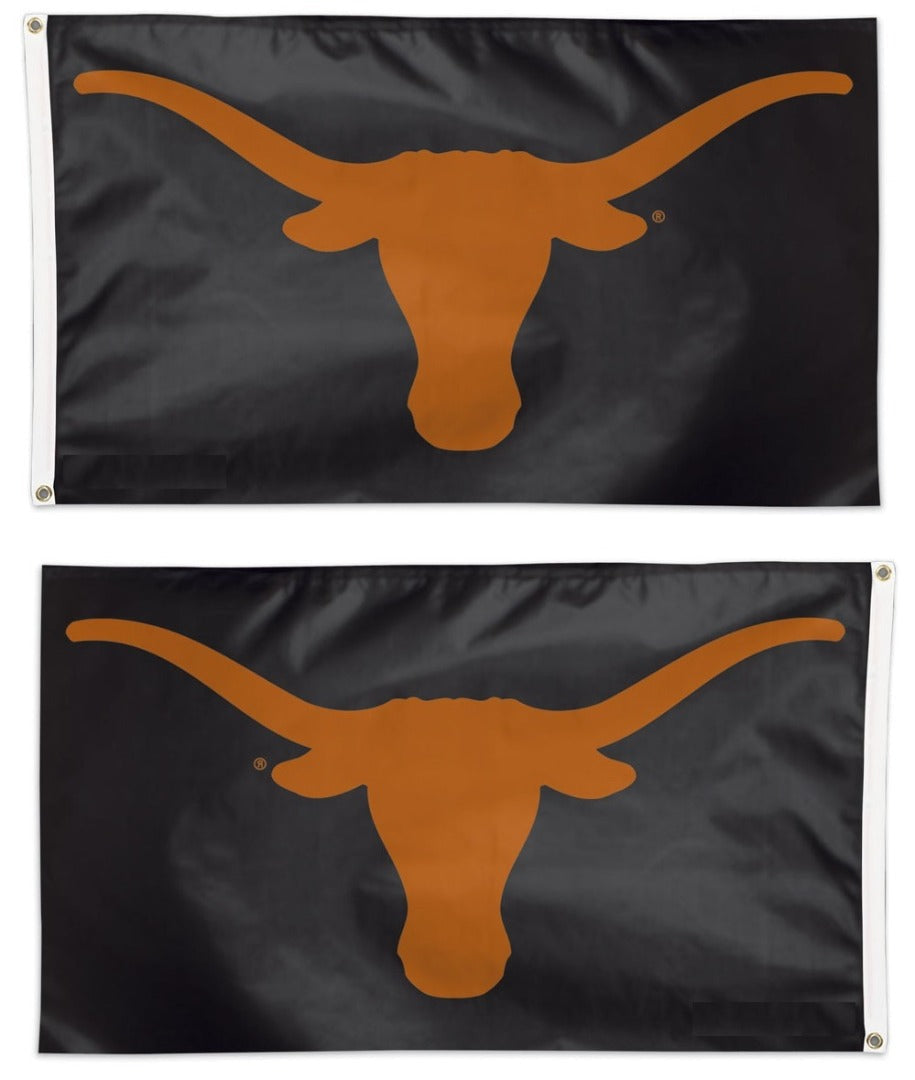 Texas Longhorns Flag 3x5 Black Logo