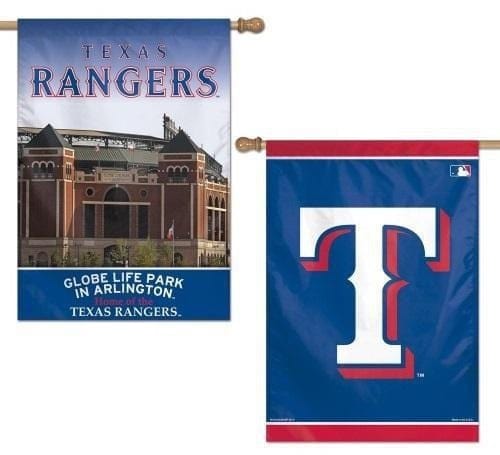 Texas Rangers Flag 2 Sided House Banner Globe Life Park